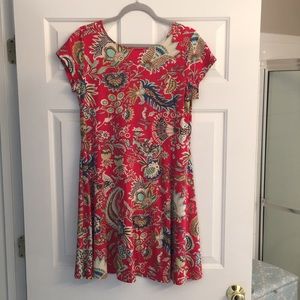 Chaps Scoop Neck Dress